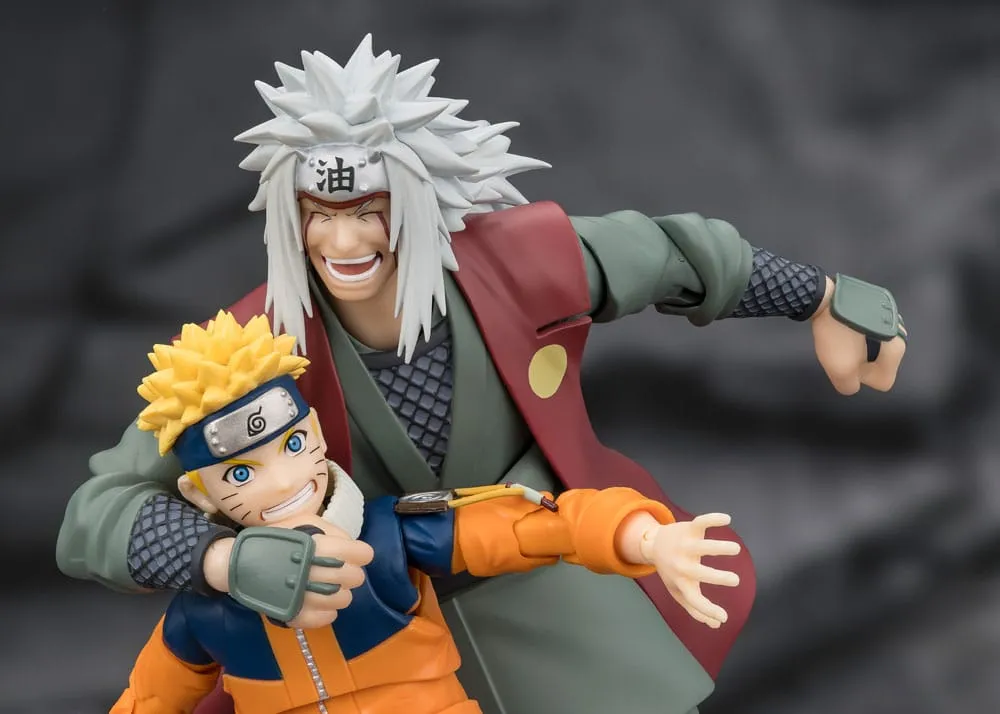 Naruto S.H.Figuarts Action Figure Jiraiya Hidden Leaf Heroic Master Sage (Sage Mode Set) 17 cm